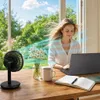 Climative Leiser Tischventilator USB Akku 4000mAh, Ø 16,5cm Produktbild-Vorschau 5
