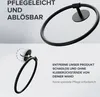 ovimar Handtuchring Halsnoy | rund | schwarz | ohne Bohren Produktbild-Vorschau 4