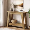 Consolle Tribesigns in stile country, tavolo in legno a 2 Anteprima dell’immagine prodotto 7