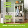 Garderobenständer mit Schuhbank, 8 Kleiderhaken, 2 Produktbild-Vorschau 3