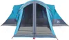 vidaXL Tipi tente familiale 8 personnes bleu imperméable Voir les images du produit 4