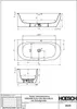 Eck-Badewanne iSensi 1900 x 900 x 450 mm, links wei Produktbild-Vorschau 2