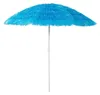Hawaii Sonnenschirm Gartenschirm Strandschirm rund Ø1,6m Blau Polyester knickbar Anteprima dell’immagine prodotto