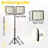 XINZI LED akumulátorový stavebný reflektor so statívom, Náhľad obrázku produktu 2