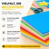 100x papier kolorowy A4 Papier kolorowy 140 g/m² - papier Podgląd zdjęcia produktu 8