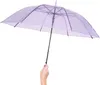 Regenschirm Transparent Hochzeit Transparent Violett Produktbild-Vorschau 3