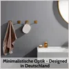 DEKAZIA® 4er-Set Klebehaken Gold – Garderobenhaken, Produktbild-Vorschau 5