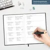 paper&you Adressbuch / A5 / Black Edition / vom Produktbild-Vorschau 5