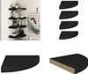vidaXL Eck Schweberegale 4 Stk. Schwarz 35x35x3,8 cm MDF - Produktbild-Vorschau 1