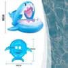 Kinder Schwimmring mit Sonnendach & Sitz Hai – Aufblasbares Produktbild-Vorschau 5