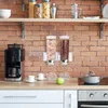 Relaxdays Müslispender doppelt, Wandmontage, für Müsli, Produktbild-Vorschau 6