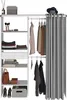 BARI Armoire non extensible blanc 1 tiroir - L 143,5 x P 48 Voir les images du produit 4