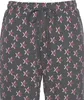 A close-up view of the top part of a pair of pajama bottoms with a star pattern. Produktbild-Vorschau