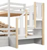 Etagenbett 90x200 & 140x200 cm Massivholz, Hausbett mit Produktbild-Vorschau 10