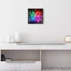 DEQORI Glasuhr 30x30 cm Zahlen 'Playstation Elemente' Produktbild-Vorschau 3
