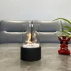 Caminetto da Tavolo Bioetanolo Nero Vetro Fiamma Reale Anteprima dell’immagine prodotto 4
