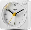 A white Braun alarm clock is shown against a white background. Anteprima dell’immagine prodotto