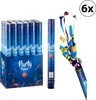 6er Set Party-Popper De Luxe 40cm Konfettikanone Set Produktbild-Vorschau 1