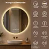 S'AFIELINA miroir salle de bain LED 60 cm rond, tactile, Voir les images du produit 3