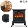 LARS360 Elektrický krb s ventilátorem Black, LED krb Effek Náhled obrázku produktu 1