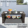 MEXO Gartenlounge-Set Balkonmöbel Set, Rattan Gartenmöbel Produktbild-Vorschau 6