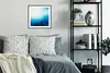 MuchoWow® Gerahmtes Poster Blau - Meer - Abstrakt - Farbe Produktbild-Vorschau 2