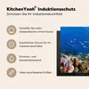 KitchenYeah© Herdabdeckplatte Koralle in leichtem Wasser , Produktbild-Vorschau 6