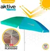Actif Parasol de plage Coupe-vent Uv50 Protection 180 Cm Voir les images du produit 3