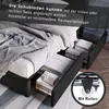 MODFU Čalouněná postel 90 × 200 cm pro mládež s čalouněným Náhled obrázku produktu 4