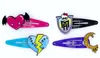 Four Monster High themed hair clips are displayed on a white background. Produktbild-Vorschau