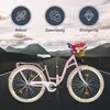 Milord Komfort Fahrrad Mit Weidenkorb Damenfahrrad, 26 Produktbild-Vorschau 4