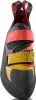 Kletterschuh "Kubo" von La Sportiva in Schwarz; Rot; Gelb und Orange mit Klettverschluss. Náhled obrázku produktu
