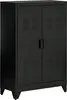 Credenza HOMCOM con ante a lamelle e ripiani regolabili Anteprima dell’immagine prodotto 1