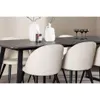 Malaga Essgruppe Esstisch 90x200cm dunkel grau und 6 Skagen Produktbild-Vorschau 6