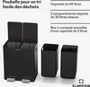 Klarstein EcoVista poubelle - Tri sélectif 40 L avec bac à Voir les images du produit 3