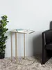 HAKU Beistelltisch gold - Metall, Sicherheitsglas 5 mm, Produktbild-Vorschau 7