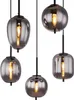 Globo Lighting Hängeleuchte Metall schwarz, 6x E14 Produktbild-Vorschau 3