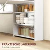 A close-up view of shelves in a kitchen cabinet or pantry, showcasing storage solutions. Náhľad obrázku produktu
