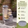 KOMFOTTEU 4-stufiger Gartenbrunnen, Springbrunnen Produktbild-Vorschau 2