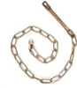 A chain with two connectors, laid out in a spiral on a white background. Podgląd zdjęcia produktu