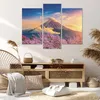 Bild auf Leinwand - Leinwandbild - 3 Teile - Fuji Blume Produktbild-Vorschau 7
