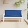 vidaXL Gartenbank-Auflagen 2 Stk. Blau 150x50x7 cm Produktbild-Vorschau 2