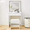 CLIPOP Mini miroir Led Coiffeuse, luminosité réglable Voir les images du produit 7