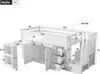 Łóżko na poddaszu Sweiko 90x200 cm, łóżko na poddaszu dla Podgląd zdjęcia produktu 3