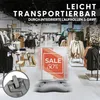Kundenstopper DIN A1 silber mit Wassertank – windstabiler Produktbild-Vorschau 6