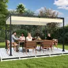 YZNAHRE Pergola 3x4 m Terrassenüberdachung Überdachung Produktbild-Vorschau 8
