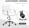 Krzesło biurowe HOMCOM Home Office, krzesło biurowe ze Podgląd zdjęcia produktu 5