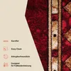 Tapiso Läufer Anti Rutsch Modern Rot Gelb Wohnzimmer 120 x Produktbild-Vorschau 3