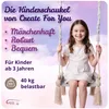 Create For You® - Altalena in legno per bambini con corda Anteprima dell’immagine prodotto 2