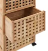 vidaXL Koupelnová skříňka 41x41x91 cm ořechový masiv Náhled obrázku produktu 5